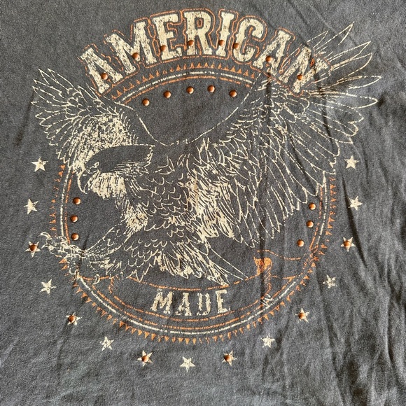 White Crow Tops - White Crow Cold Shoulder Tee Size L | Boot Barn American Made Graphic Top